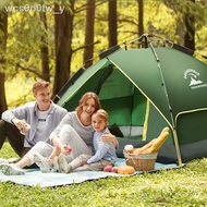 ◘♚◊【Buy 1 Free 1】 3/4 Person Outdoor Camping Tent Fast Pop Up Automatic Tent Foldable UV Resist tent camping Khemah camp
