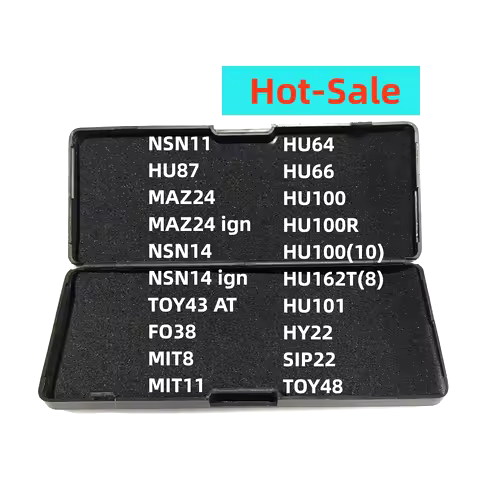 Lishi 2 in 1 NSN11 HU87 MAZ24 NSN14 TOY43AT FO38 MIT8 HU64 HU66 HU100 HU100(10) HU101 HU100R VAG2015