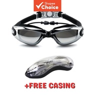 Sun Sports Goggle Swimming With Power Degree Kids Adult Swimming Goggles Gogle Cermin Mata Renang Be