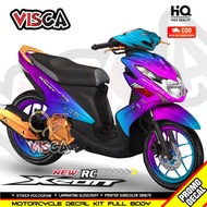 Decal Xeon Rc Karbu Full Body Stiker Xeon Rc Karbu Full Body Striping Xeon Karbu Variasi Decal Holog