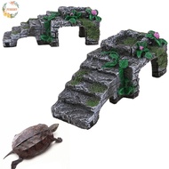 PEWANY Turtle Platform Resin Play Landing Water Rock Pet Products Amphibians Aquatic Pet Supplies