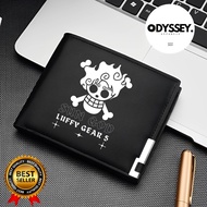 LUFFY GEAR 5 Folding Wallet Leather Wallet Men Fashion Letter Wallet Anime ONE PIECE