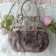 Axes Femme A Fur Bag With Stain At The Back. Not Yet Clean Second Hand