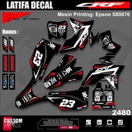 Decal STICKER CRF 150 L DOFF GLOSSY FULL BODY - STICKER CRF ONE ONE NINE