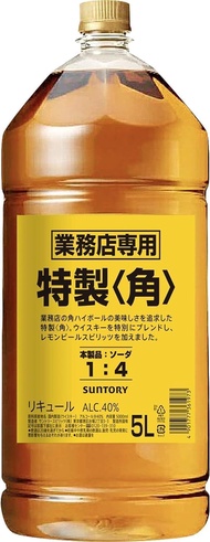 サントリー バーボン 角 角瓶 5L 5000ml ペットボトル 40度