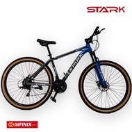 Stark Avalanche MTB 27.5 / Mountain Bike Mechanical with Lock out Fork Gray/Blue