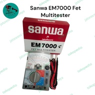 Sanwa EM7000 Multitester Analog Fet Tester Made In Japan Avometer 