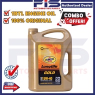 FIS Pennzoil Engine Oil 15W40 Diesel Engine 4x4 Hilux Vigo Revo Ranger Navara Triton Minyak Hitam Ke