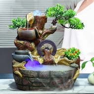 Feng Shui Wheel Lucky Ornaments Flowing Water Indoor Transfer Circulating Rockery Landscape Fountain Make Mo