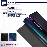 ROLL 50cm Sticker FANCHI FC401 Glossy Chameleon Purple Blue PET 50cm x 8.5m ROLL