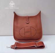 🌈Hermes🧡Evelyne 29🧡南瓜色銀扣🌟98.5新🌈Evelyne29🌟evelyne🌟愛馬仕🌟