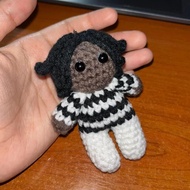 GANTUNGAN SHAAN - Keychain Daniel Caesar Amigurumi Keychain Doll/ Knitted/ Crochet/ Handmade/