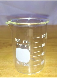 100ML Original na PYREX beaker glass high borosilicate beaker with scale