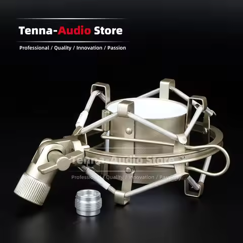 Suspension Microphone Shock Mount Spider Shockproof Stand Holder Compatible With RODE NT1 NT2 A Kit 
