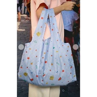 AFORARCADE X TESS SMITH-ROBERTS “SUNDAY MARKET” FOLDABLE GROCERY BAG
