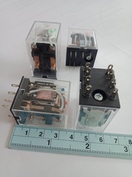 MY2N รีเลย์8ขา 5A 250VAC MY2N มีให้เลือก 12VDC 24VDC 24VAC 220VAC(แพ็ค1ตัว)Relayรุ่นMY2NมีLEDแจ้งสถา