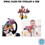 Baby Infant Spiral Plush Stroller Crib Hanging Toy / Kids Baby Soft Fluffy Toys / Mainan Katil Bayi Budak Kanak-kanak