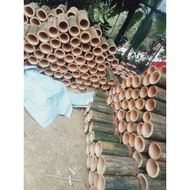 Bamboo tube to grill chicken,