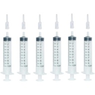 DTF Syringes, DTF Printer Cleaning Kits for All Dtf Printer,DTG Pritner,Uv Printer (10ml x 6 pcs)