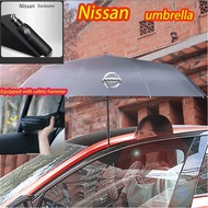 Nissan Umbrella Automatic Umbrella Car Folding Umbrella Sun Umbrella MARCH LIVINA TIIDA SENTRA KIcks xtrail
