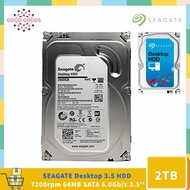 SEAGATE DESKTOP 3.5 HDD  2TB(ST2000DM001) 7200rpm  Cache 64mb SATA 6Gb/s
