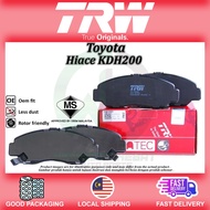 Toyota Van Hiace KDH200 H200 Front Brake Pad , Disc Brake Pads TRW ATEC [Original]