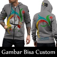 Jaket Cowo Fullprint Asian Games 2018 New Gokil