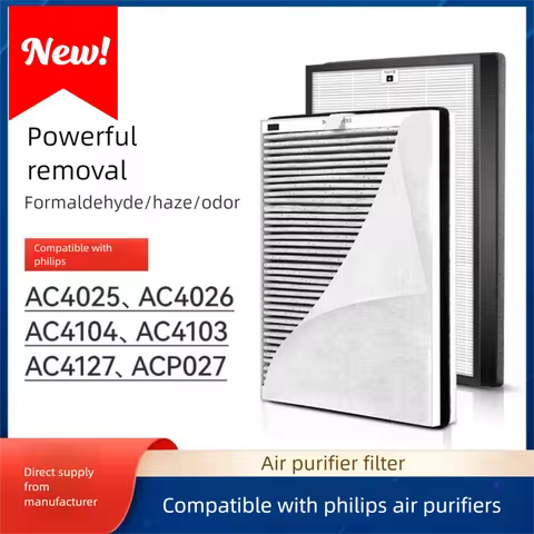 Air Purifier Filter for Philips AC4026/4025/4104/4127/ACP027 HEPA Carbon Cloth Style Dust Collection