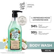 EARTH LOVE LIFE South Bali Frangipani & Tropical Coconut Water Body Wash 250 ml SABUN WANGI SABUN M