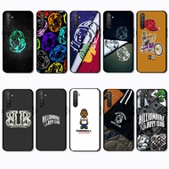 for Realme 3 5 6 Pro 5i 5s 6i 7i Billionaire Boys Club Matte Black Frame TPU Phone Case | Fingerprin