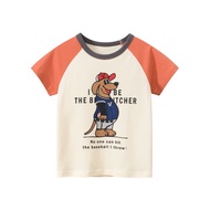 27kids Children's T-Shirt 9449 Dog Red Hat