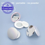 Loose Powder Case Container With Puff Travel Make Up Cosmetic Container Powder Compact N5c1