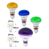 Reflector Colour Bulb 60W E27 240V Spot Lamp R63 / R80