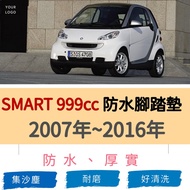 SMART-2007~2016 SMART. 999cc Two-Seat Special Wear-Resistant Waterproof Foot Mat SMART