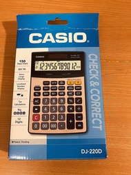 CASIO 會計步驟記憶熱門款功能桌上型計算機DJ-220D PLUS
