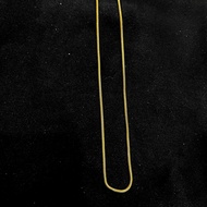 Paseris - Plain Gold Plated Chain Necklace for Women (Cap 875)