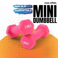 Mini Dumbbell Hexagon Dumbbell Kecil Hexagon Dumbbell Mini Household fitness Small dumbbells