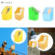 [Cuticate1] Bird Feeding Cage Accessories Hanging Pigeon Feeder Water Food Container for Parrot Budg