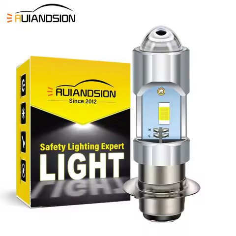 1PCS 18W H6 BA20D P15D P15D-25-3 P36D Lamp 6V 10-80V 6000K Motorcycle Headlight Moto LED Super Brigh