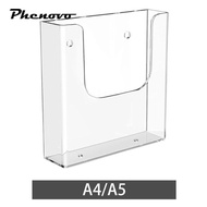 [Phenovo] Acrylic Brochure Holder, Literature Holder, No  Required, Versatile Modern Flyer Display S