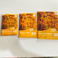 3r-4r-5r Photpaper Waterproof Glossy 20sheets