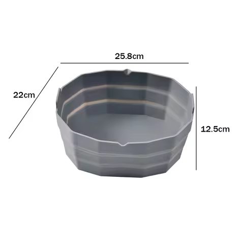 Reusable Stew Pot Mat Leakproof Cooking Pot for 6 QT Slow Cookers (Grey)