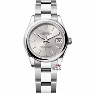 【大眾名錶】ROLEX 勞力士 278240 Datejust 2021/04全配件 新款中型錶 銀色面盤 螢光時標 錶徑31mm 自動上鍊 B1393