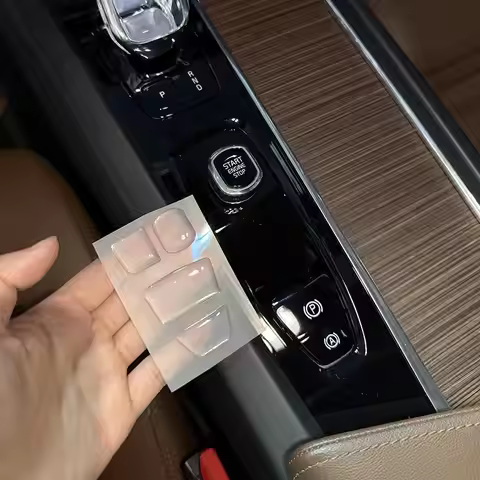 Car Gear Shift Cover Sticker Car Accessories Gear Shift Knob Cover For Xc60xc90s60s90v60v90 Accessor