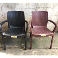 (#810) FUSON MONOBLOCK Rattan Chair with ARM REST heavy duty chair