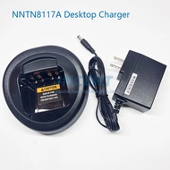 Pengecas Desktop NNTN8117A untuk Motorola DP4000 DP4400 DP4401 DP4600 DP4601 DP4800 Radio PMNN4065 P