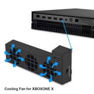 For Xbox One X Cooling Fan Cooler Heat Exhater Temperature Control For Xbox One X Console External 3 Fans B Smart Cooler