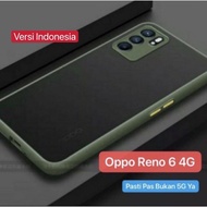 Case AeRo Oppo Reno 6 4G Silicon Matte Hardcase Oppo Reno 6 4G Bumper