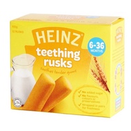 Heinz Teething Rusks 100g (6-36 month) Baby Snack Baby Teething Food Finger Food | Biskut baby Makan