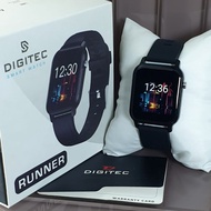 digitec smartwatch runner original - hitam